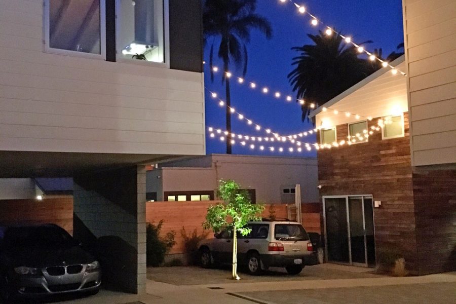 The SHED - courtyard night