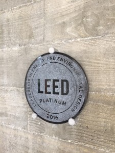 LEED Platinum plaque Casa Aguila