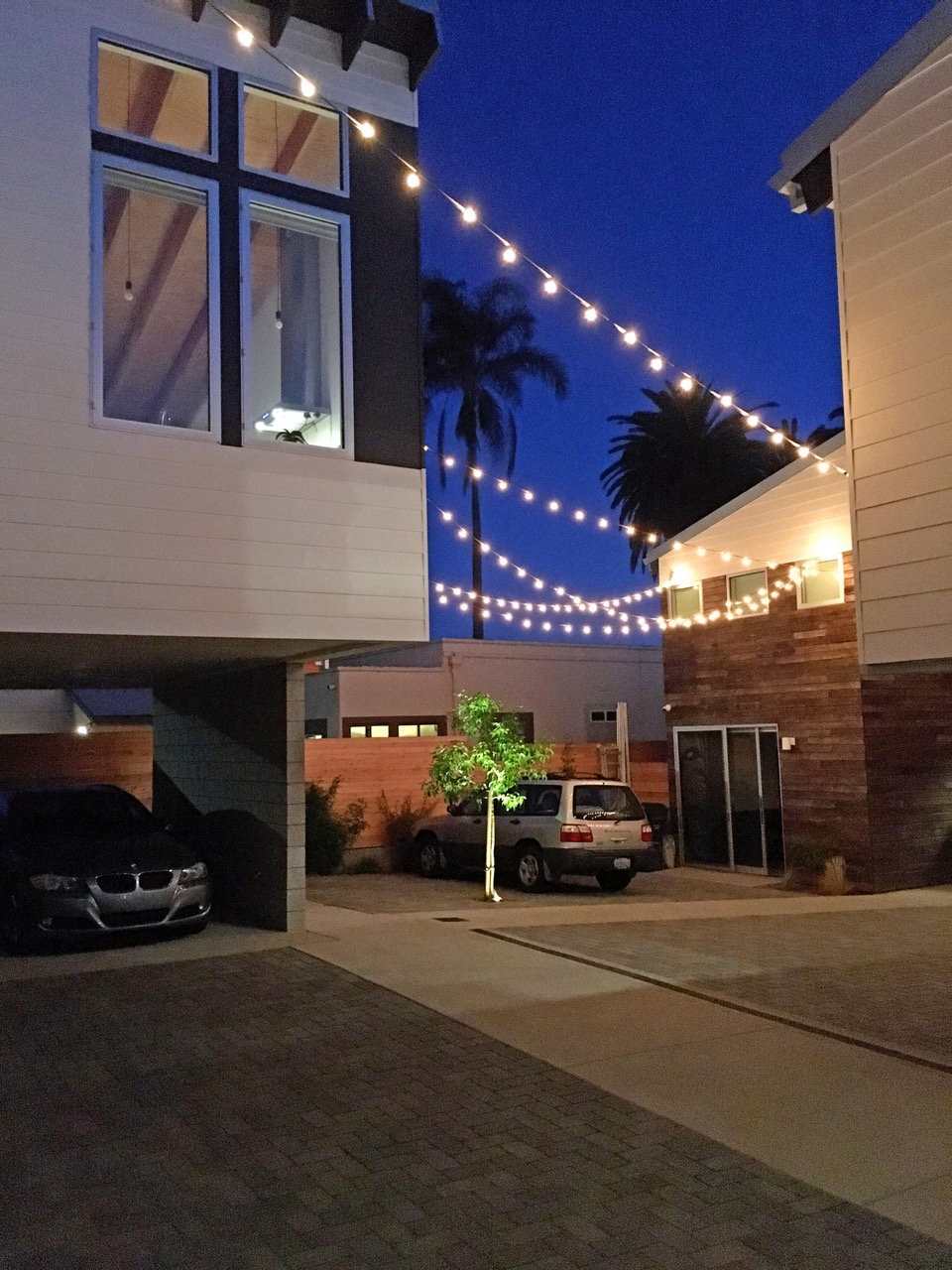 The SHED - courtyard night