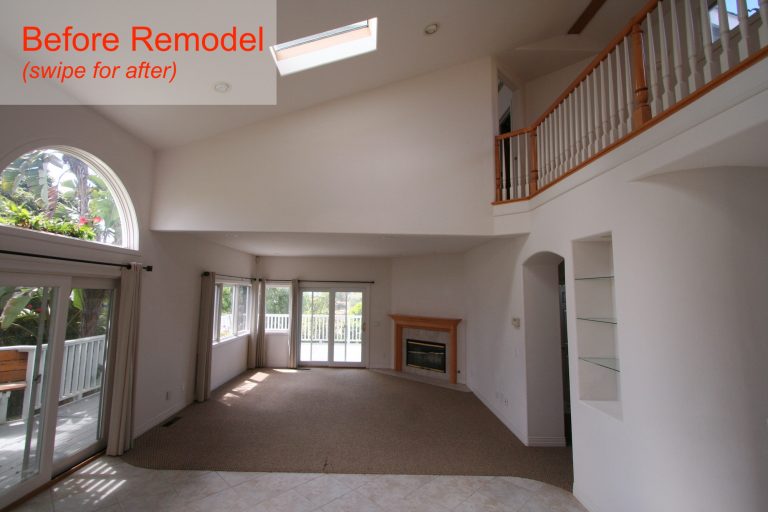 living room pre remodel